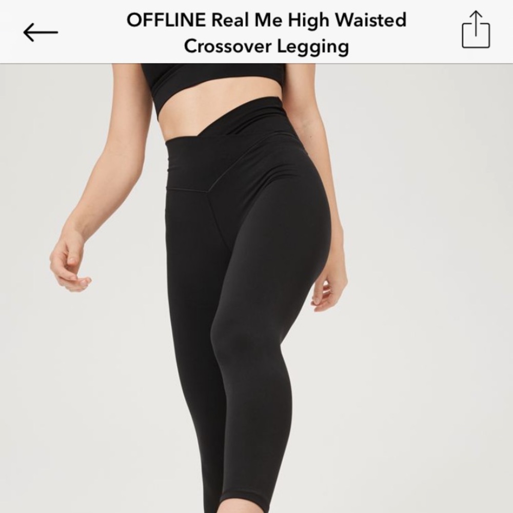 Aerie crossover leggings